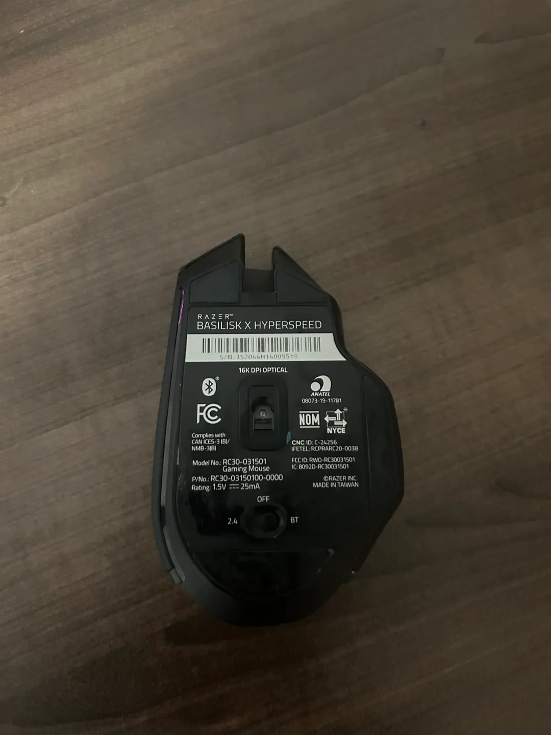 Razer Basilisk X Hyperspeed Wireless Mouse image indicator(3)