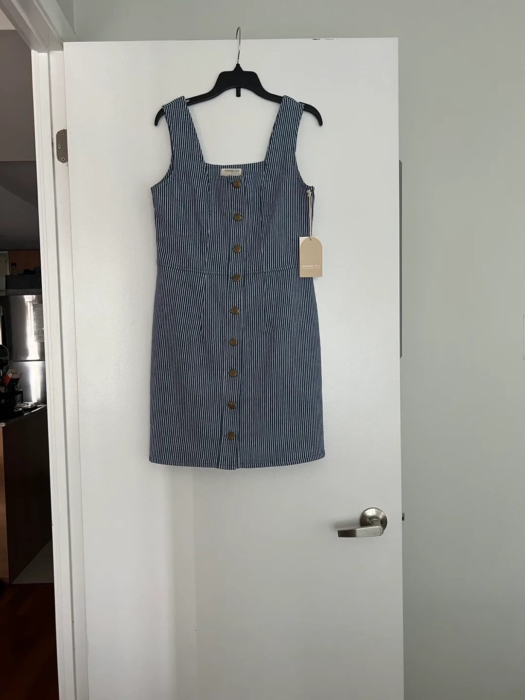 NWT Jackson Rowe Striped Dress - Size S thumbnail