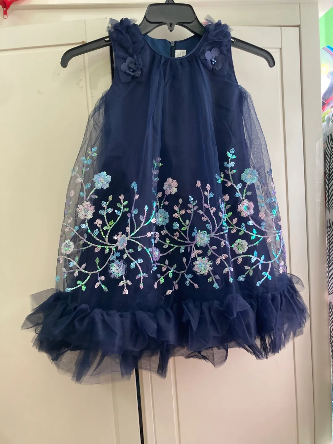 New Floral Tulle Dress - Girls Size 7 thumbnail