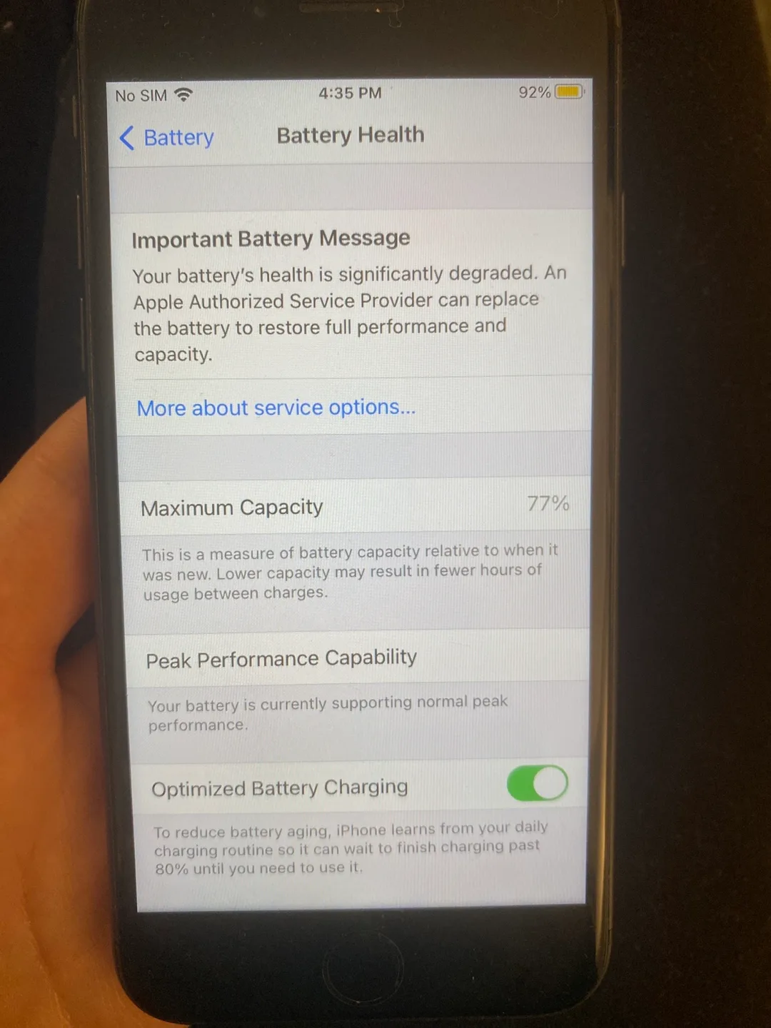 Apple iPhone 8 - Black 64 GB image indicator(7)