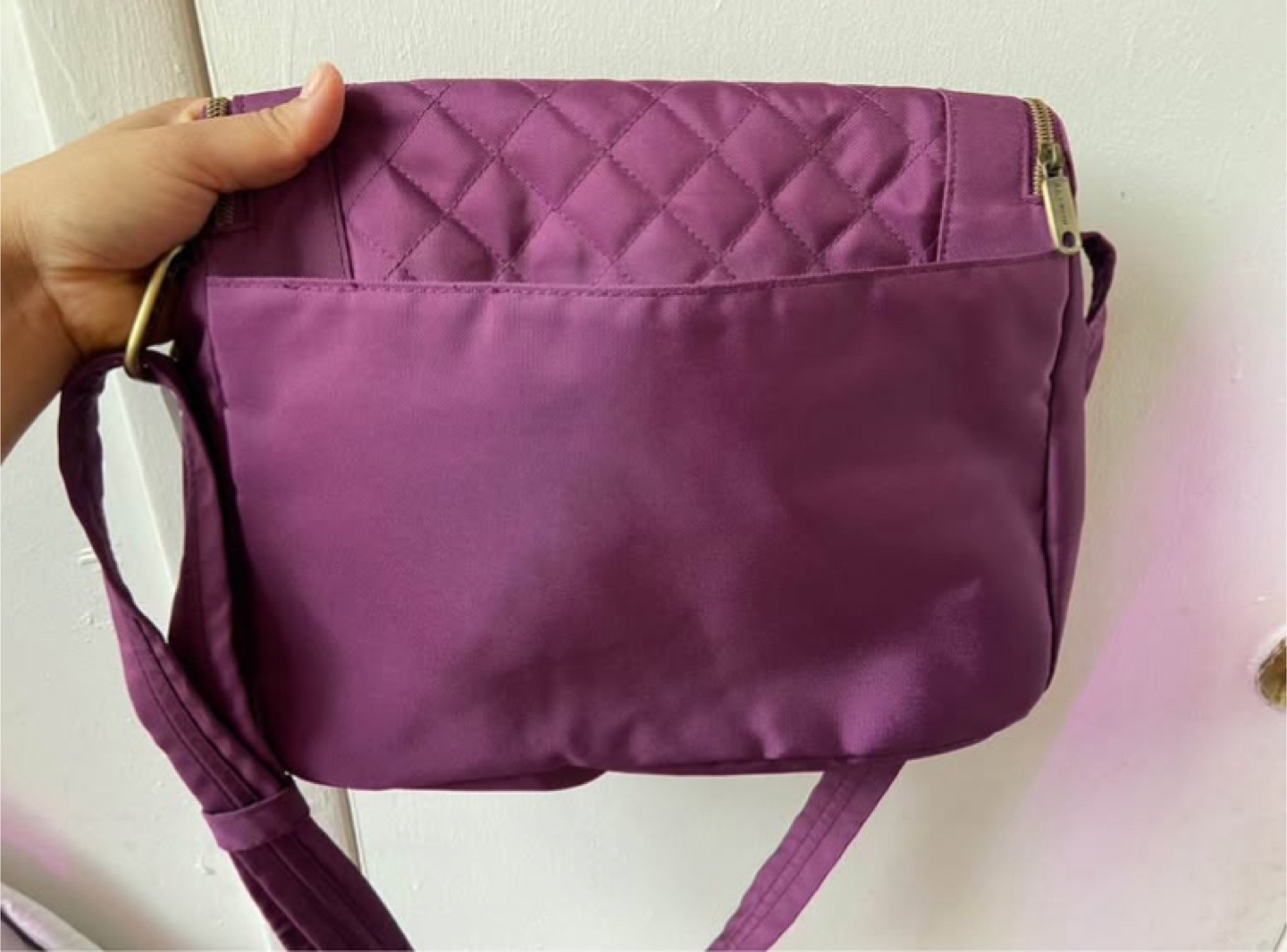 Travelon Anti-Theft Purple Quilted Bag - photo 5