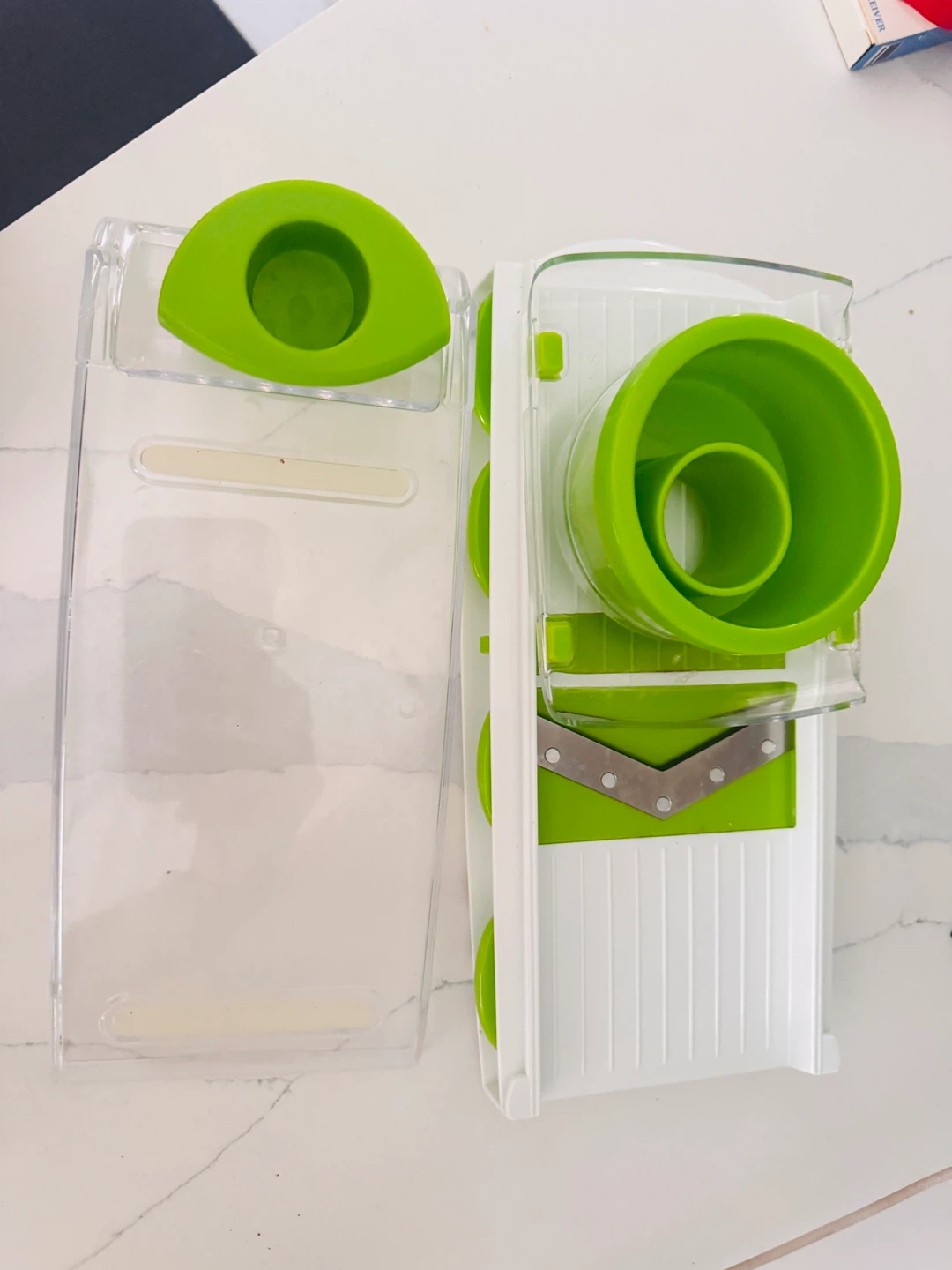 Mandoline Slicer - Green & White - photo 3