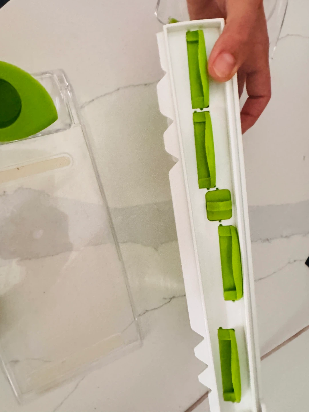 Mandoline Slicer - Green & White - photo 4