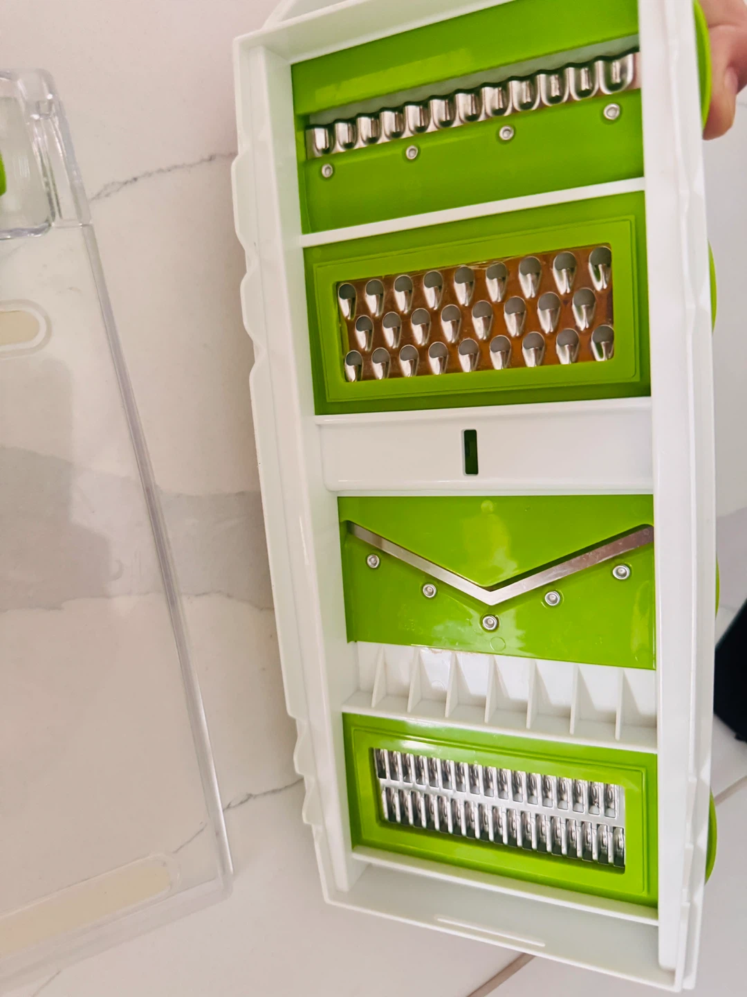 Mandoline Slicer - Green & White