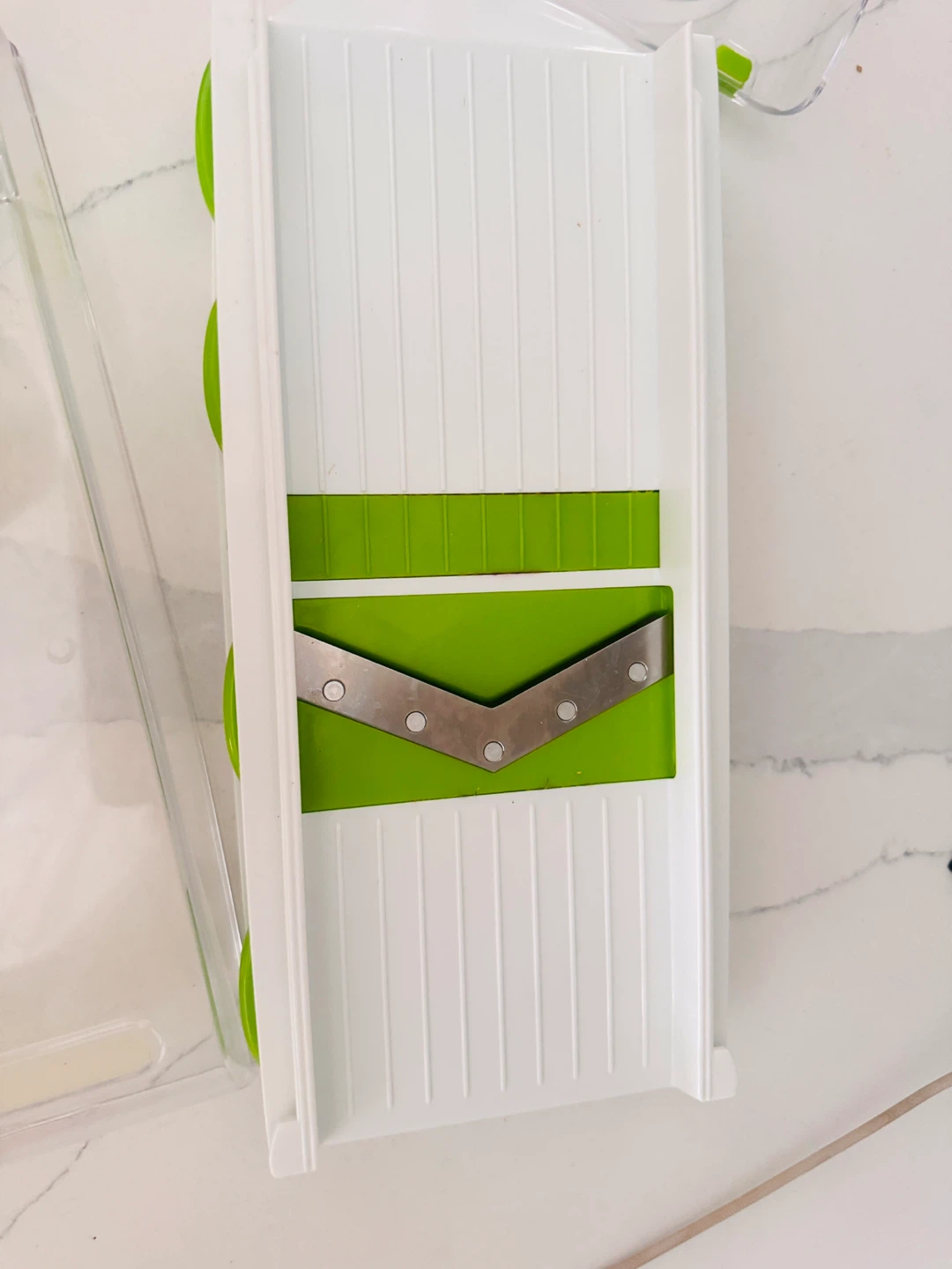 Mandoline Slicer - Green & White - photo 2