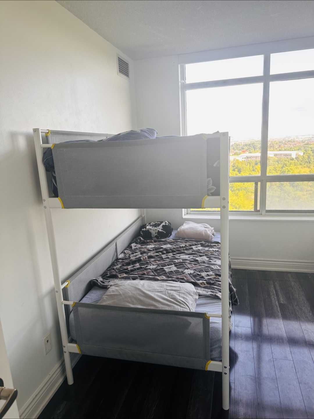 IKEA MYDAL Bunk Bed Frame - White/Grey