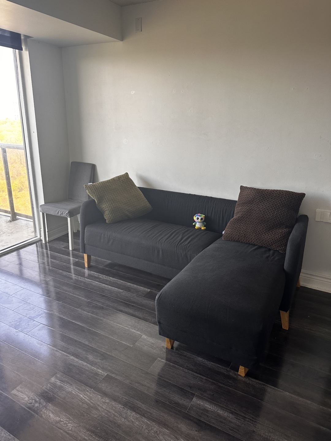 IKEA Landskrona Sofa with Chaise - Dark Grey - photo 4