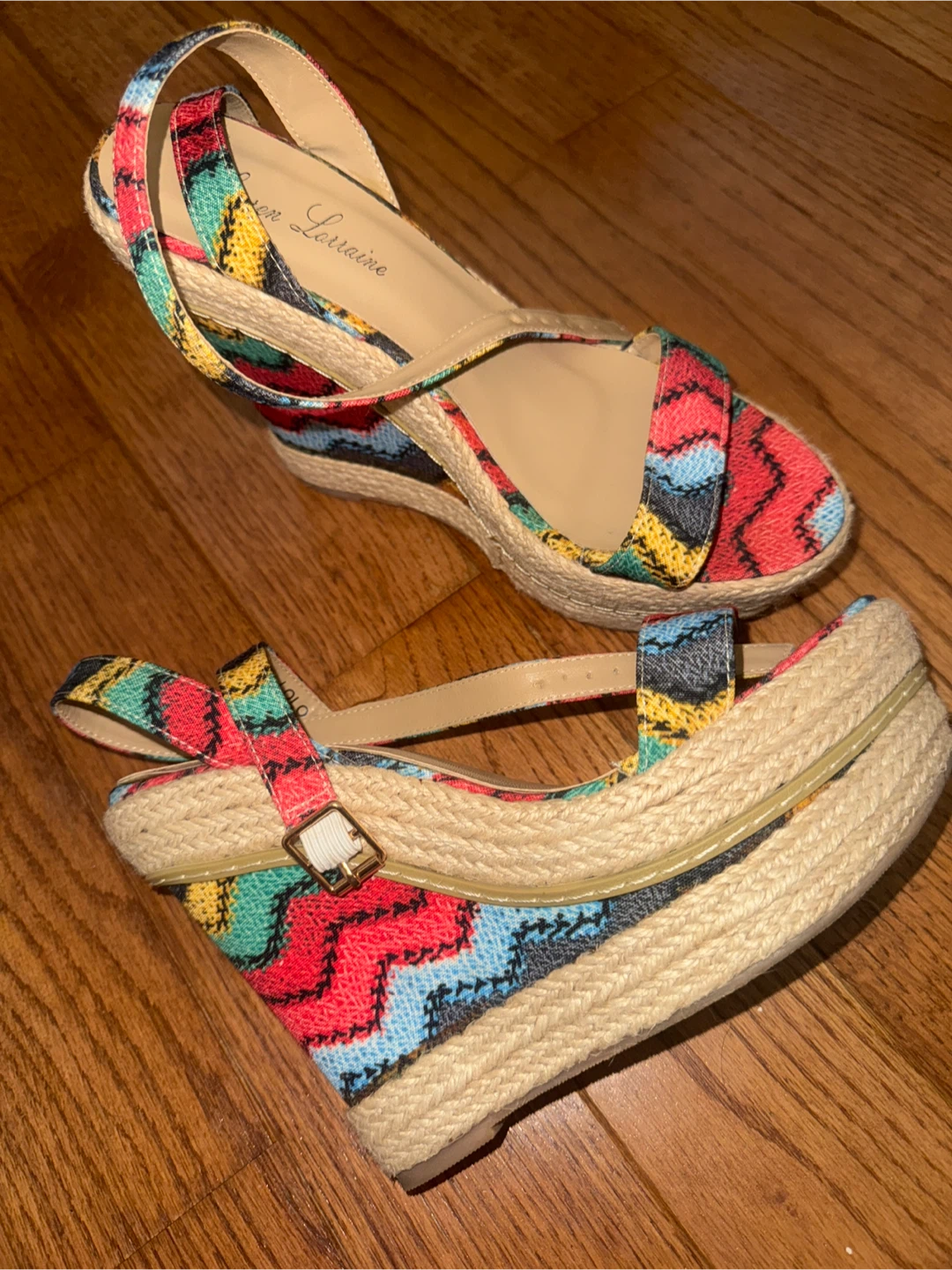 Lauren Lorraine Wedge Sandals - Size 8 - photo 2