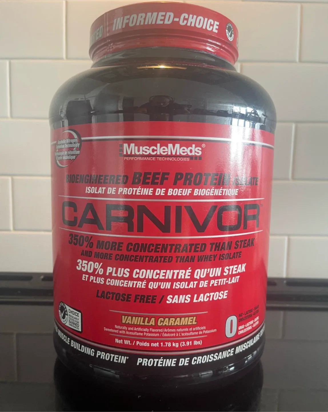 MuscleMeds Carnivor Beef Protein Isolate - Vanilla Caramel thumbnail
