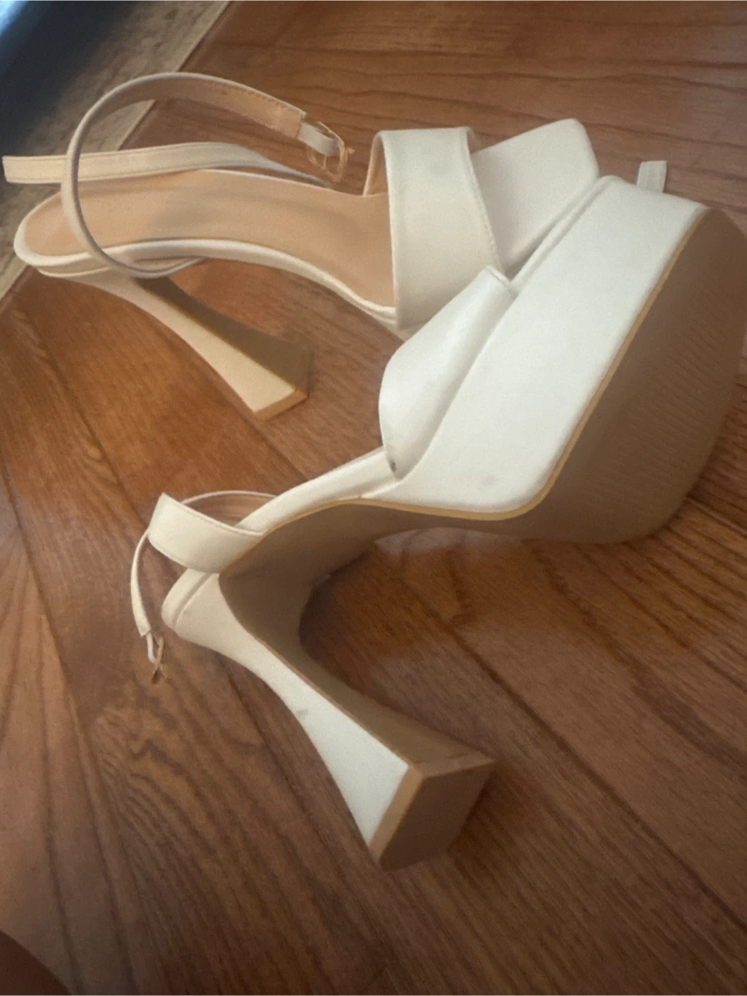 White Platform Heels - photo 3