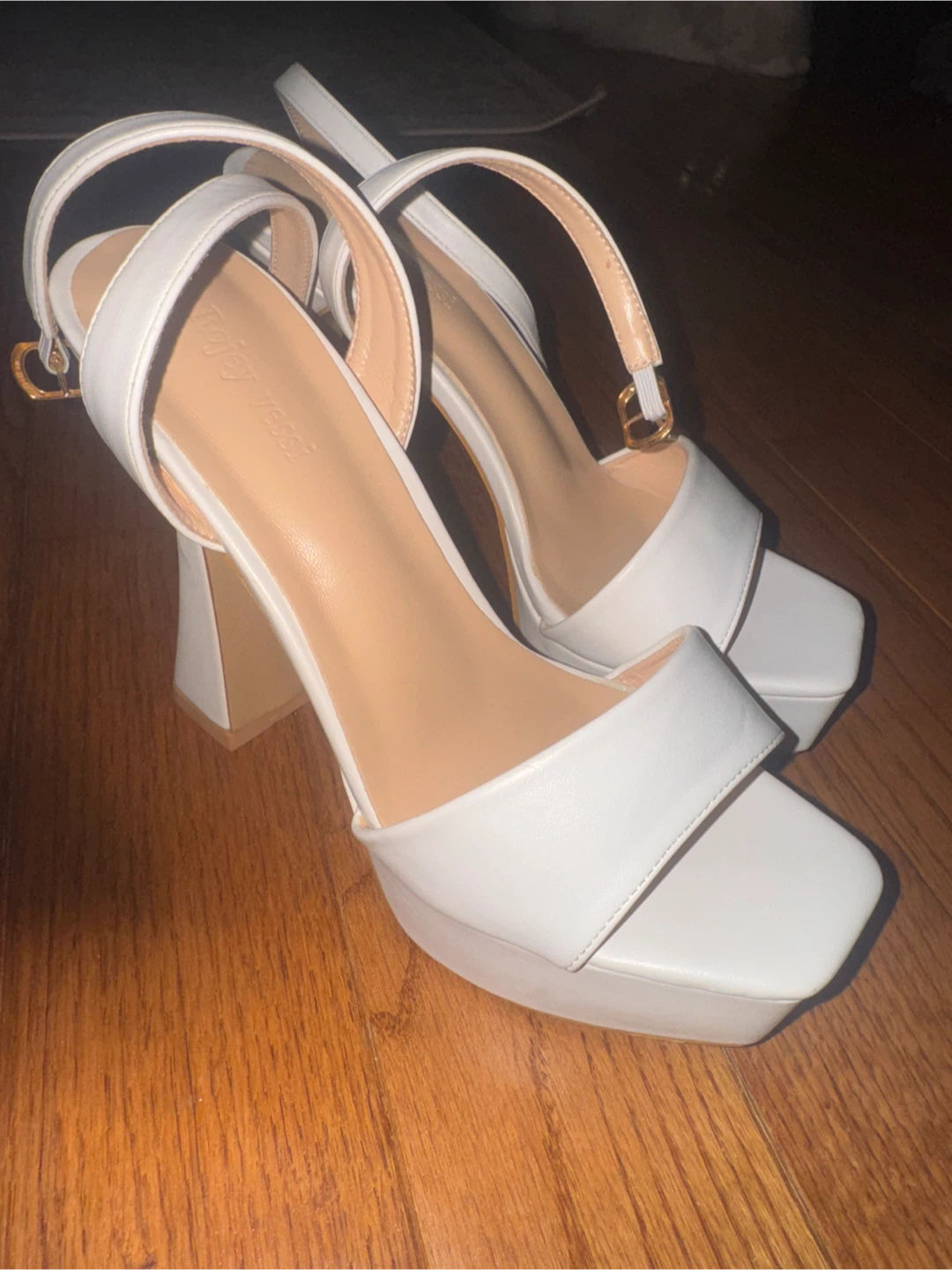 White Platform Heels