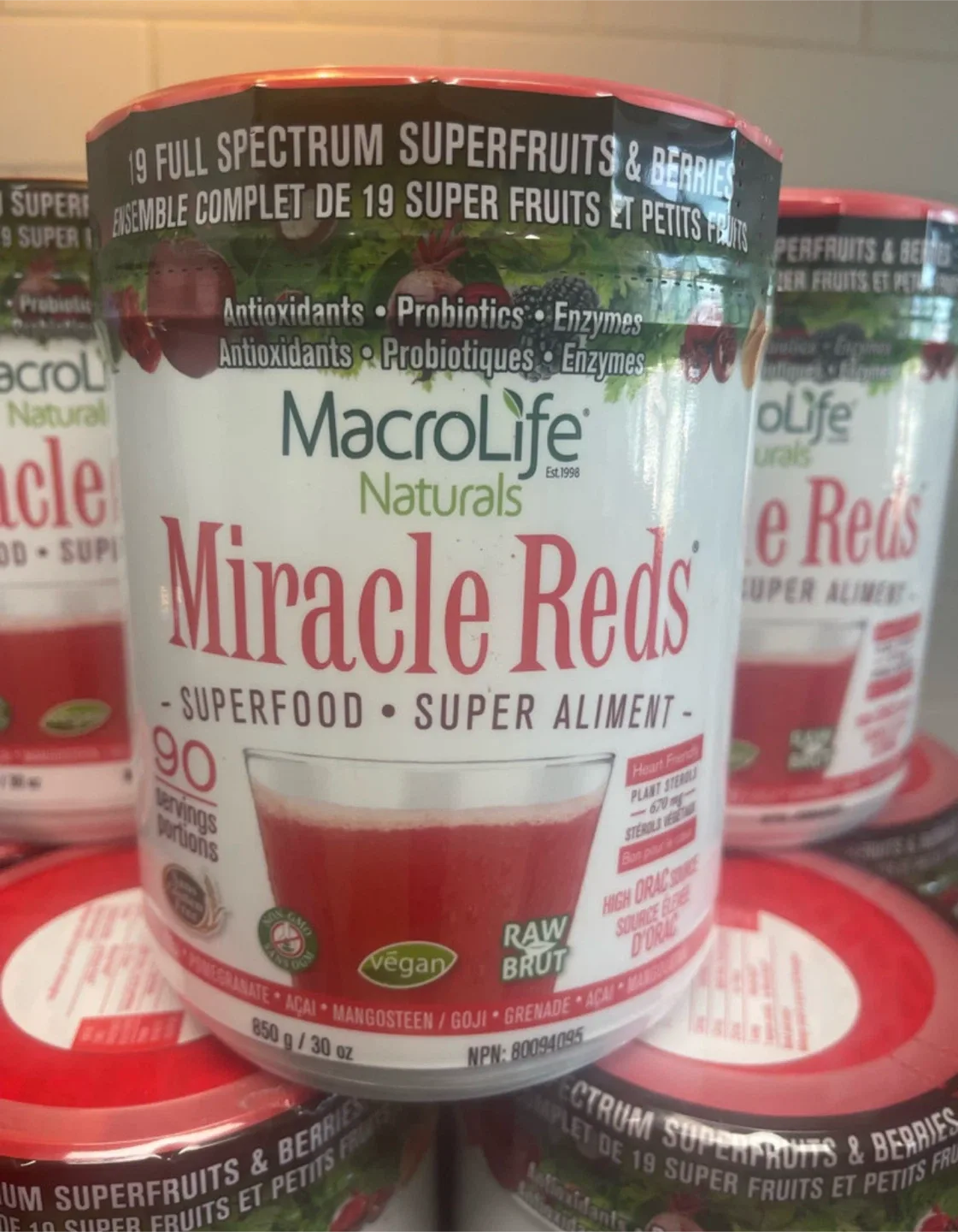 MacroLife Naturals Miracle Reds Superfood thumbnail