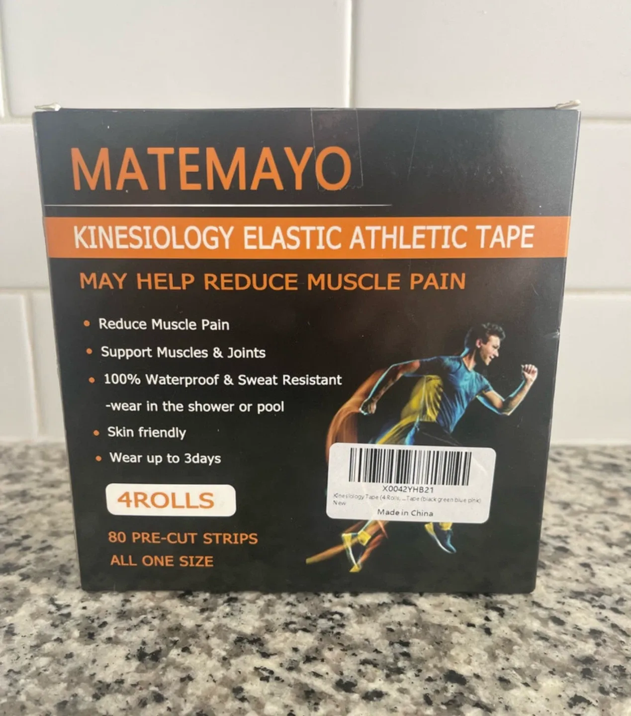 Matemayo Kinesiology Athletic Tape - 4 Rolls image indicator(3)