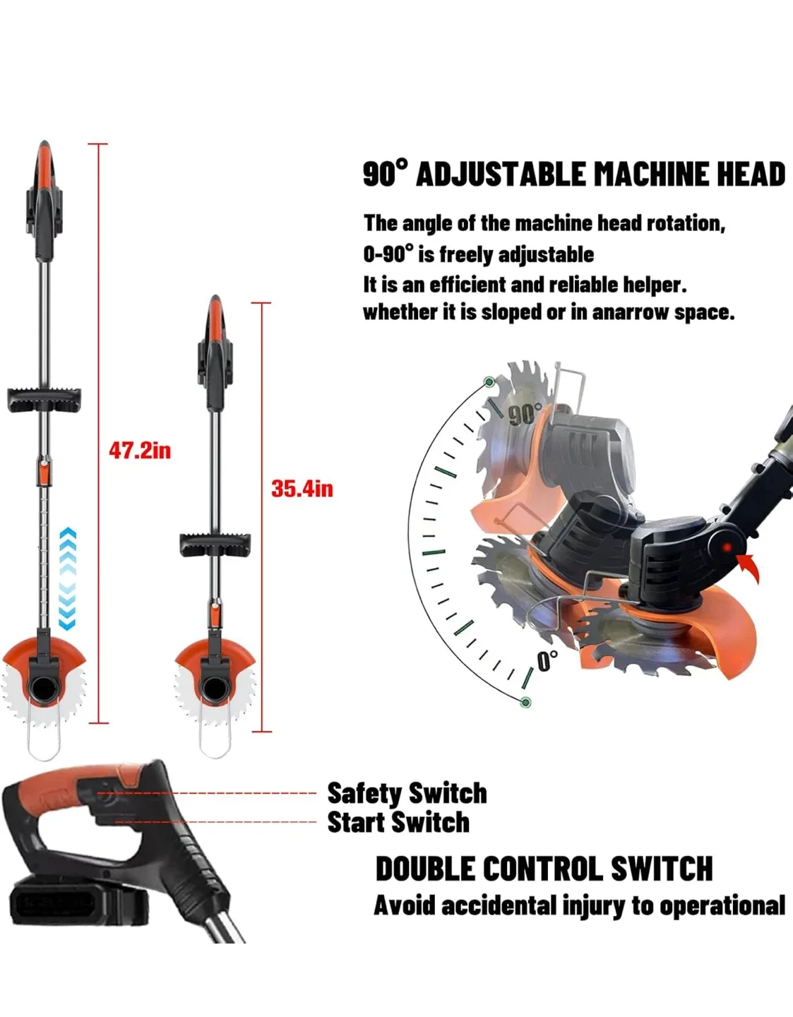 3-in-1 Multifunction Grass Trimmer image indicator(2)