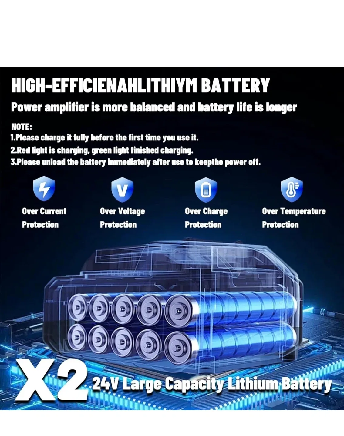 3-in-1 Multifunction Grass Trimmer image indicator(5)