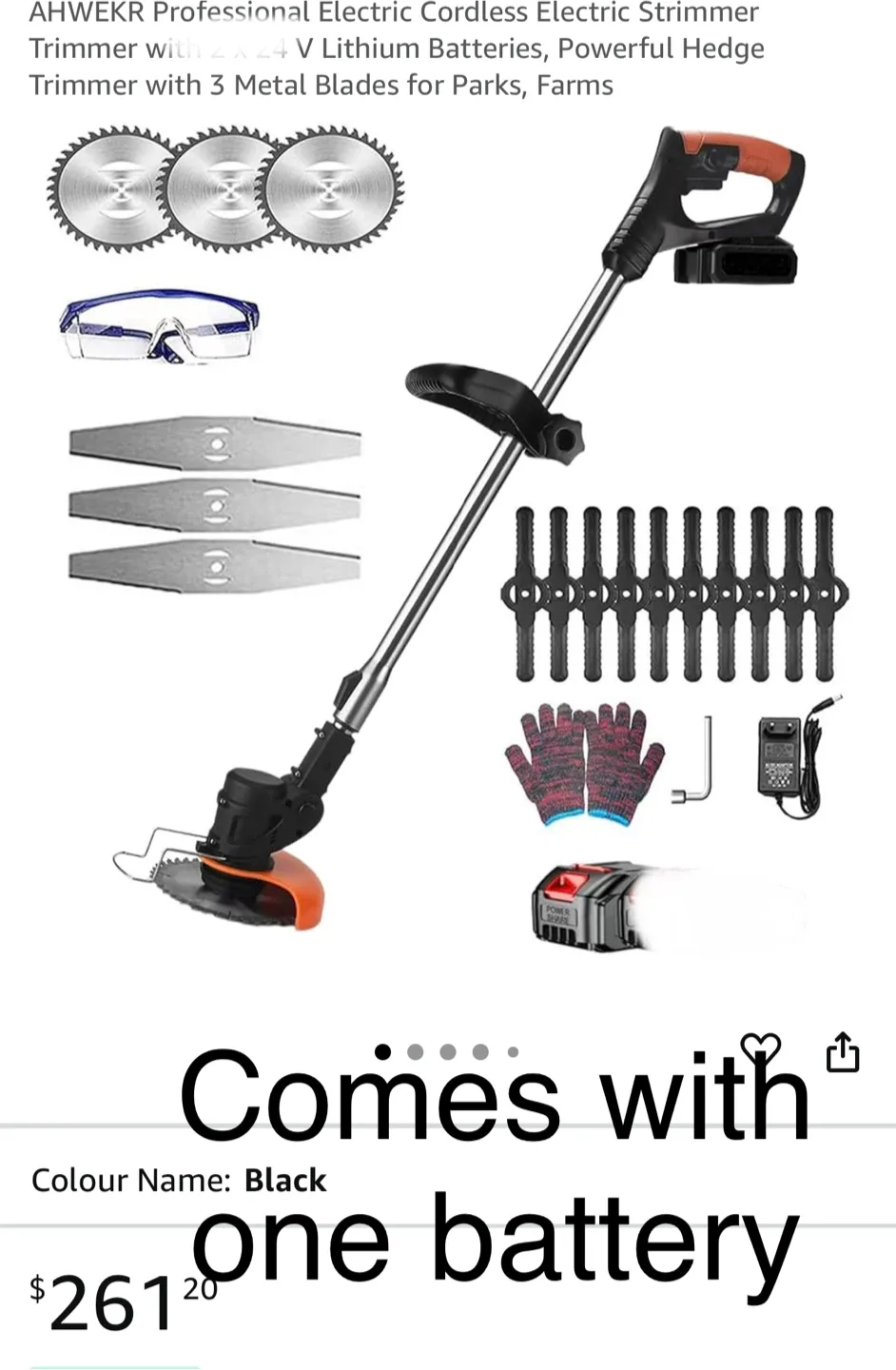 3-in-1 Multifunction Grass Trimmer thumbnail