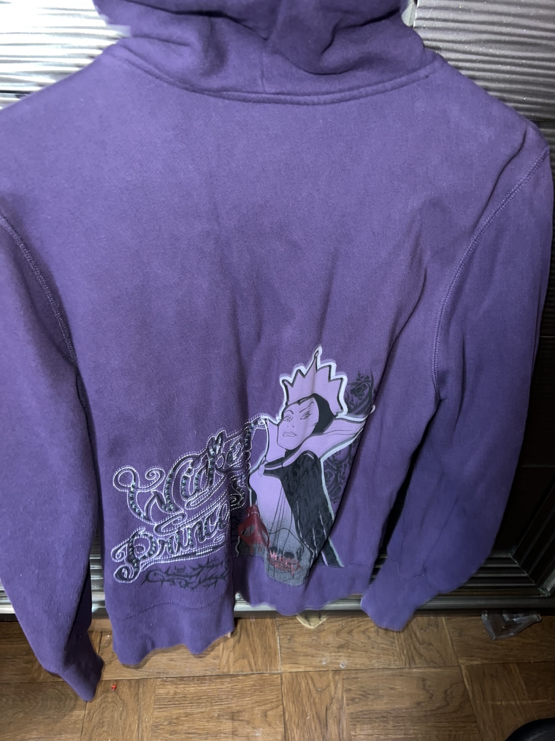Disney Parks Purple Zip-Up Hoodie (Large) - photo 3