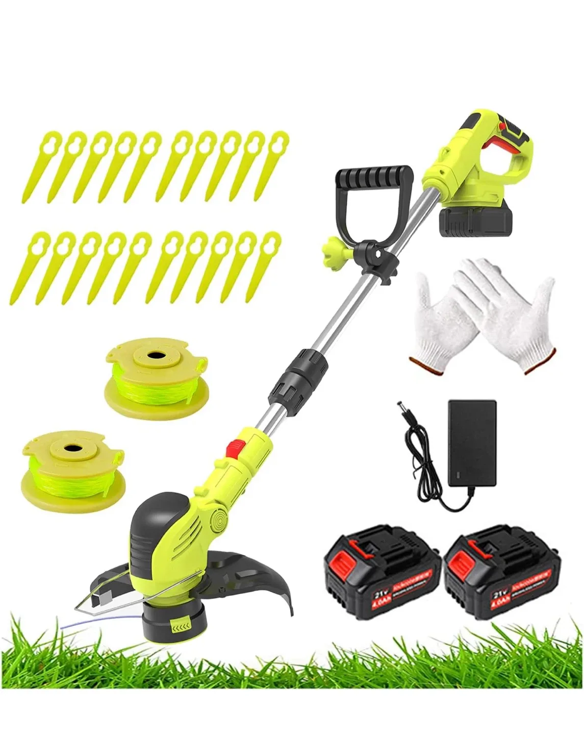 Electric Lawn Mower - Rechargeable Grass Trimmer thumbnail