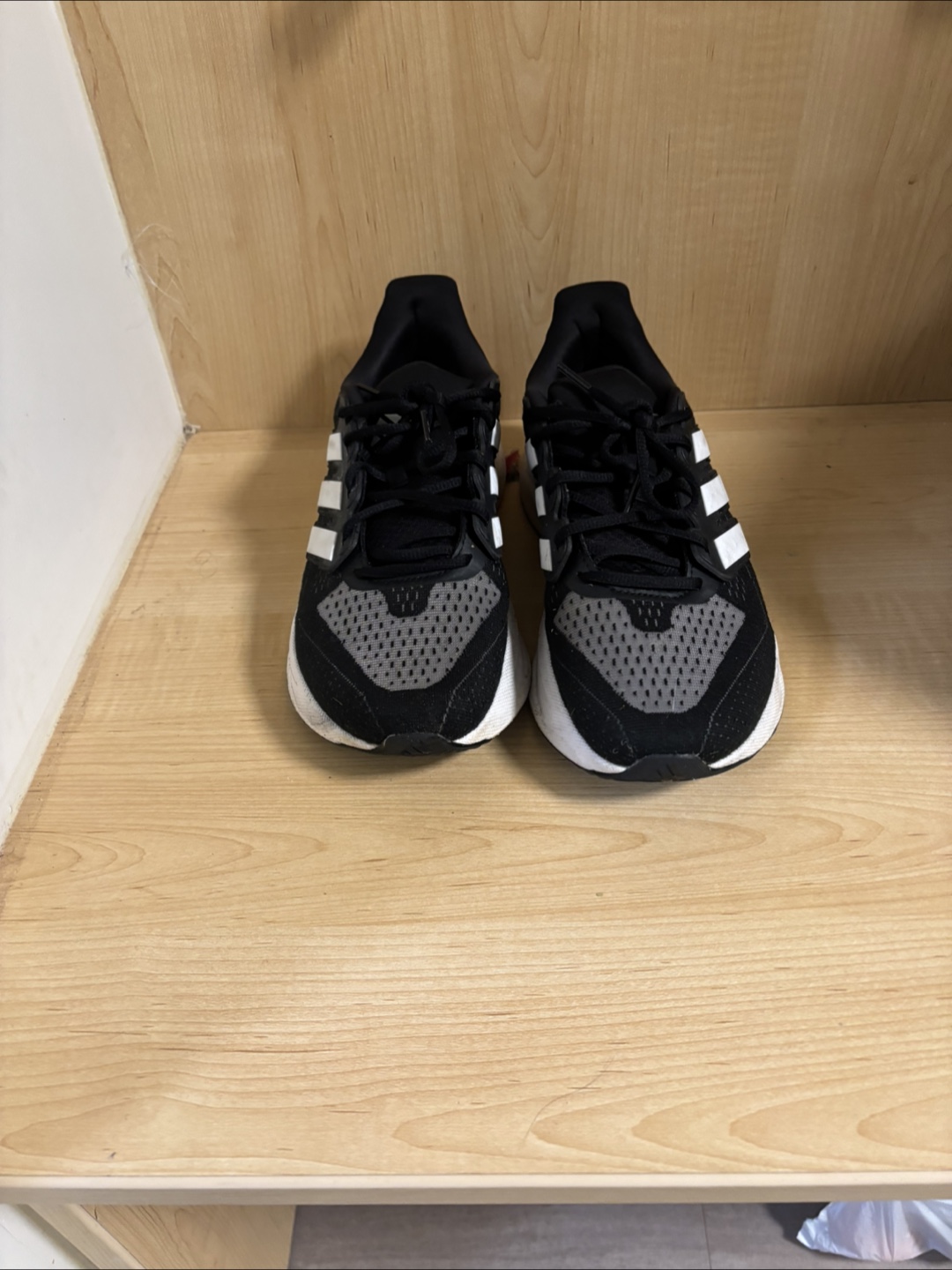 Adidas Running Shoes - Black & White - photo 2