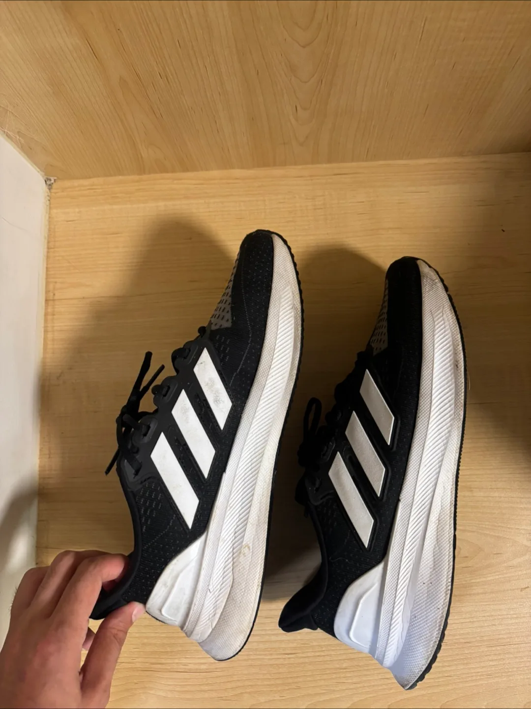 Adidas Running Shoes - Black & White image indicator(6)