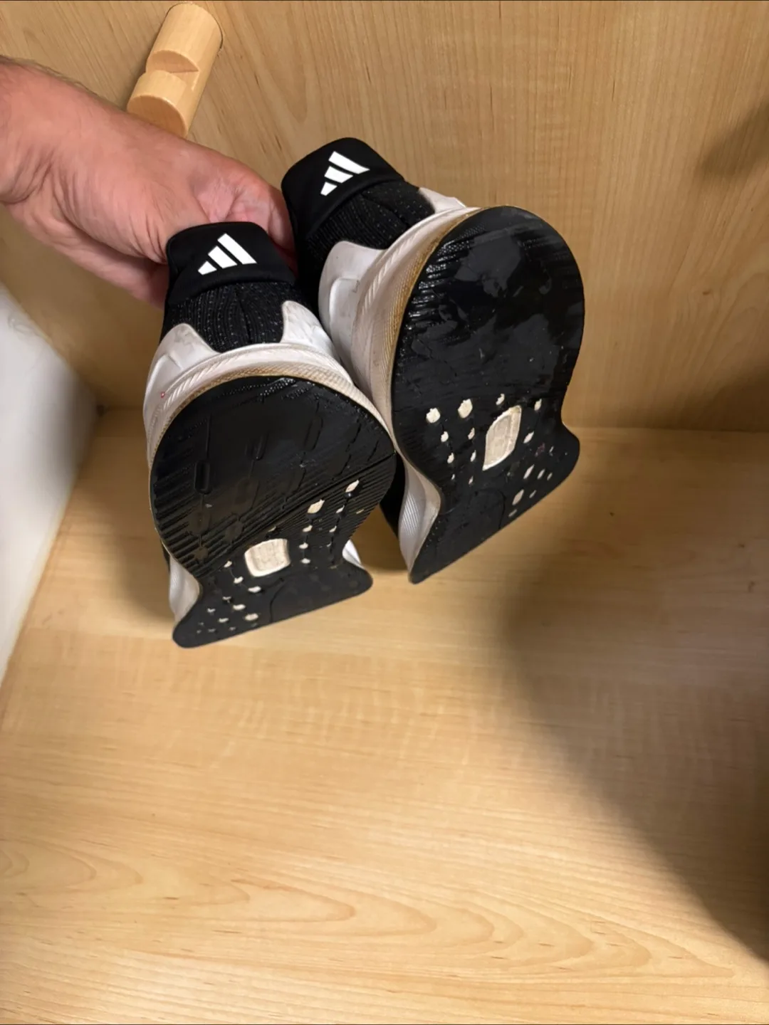 Adidas Running Shoes - Black & White image indicator(5)