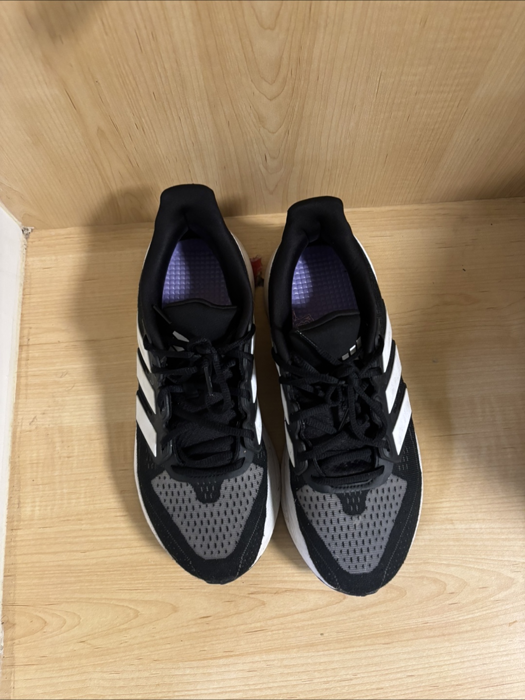 Adidas Running Shoes - Black & White - photo 4
