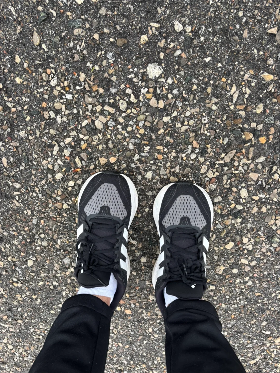 Adidas Running Shoes - Black & White image indicator(9)