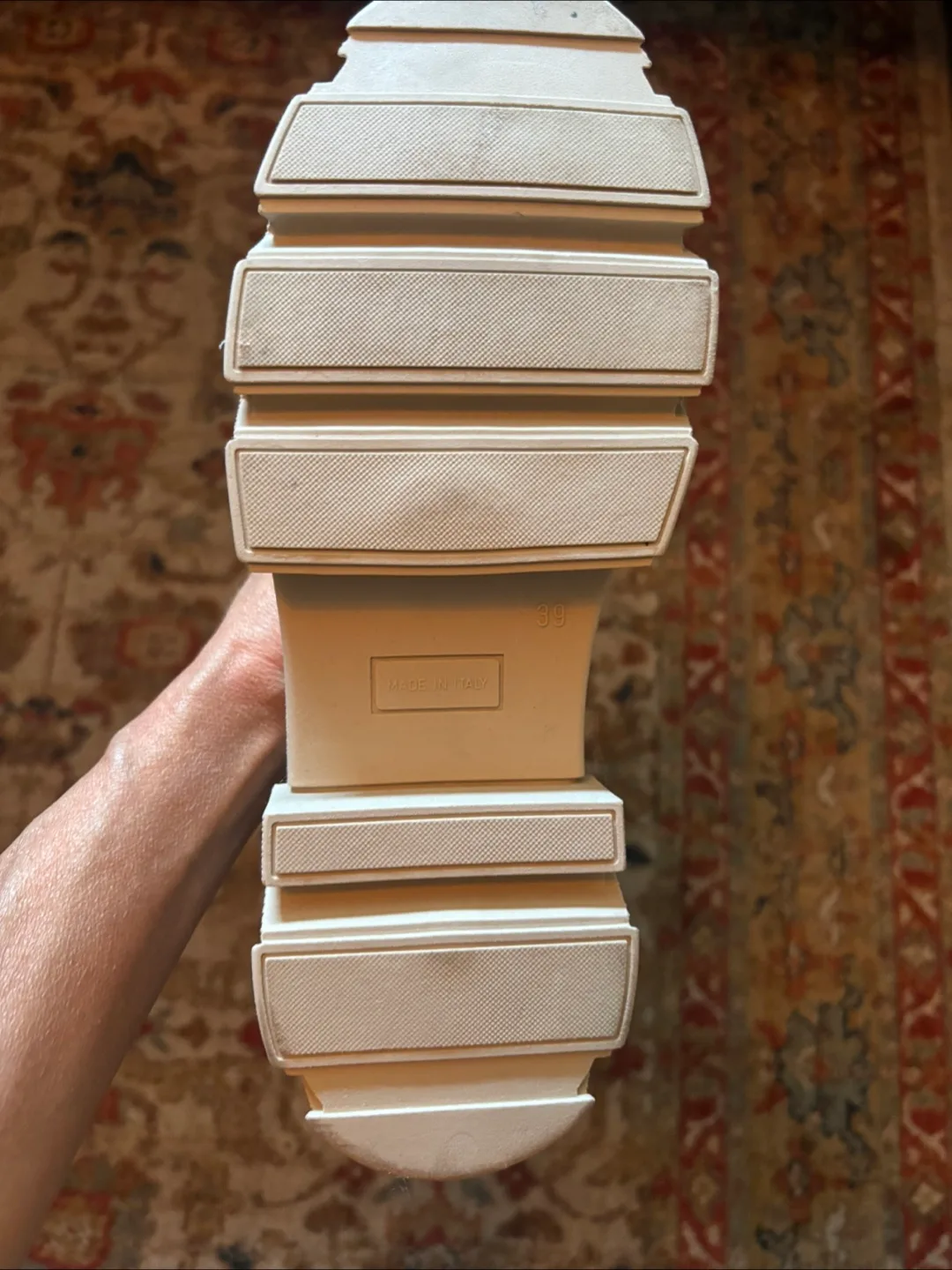 Beige Platform Boots - Size 39 Made in Italy image indicator(3)