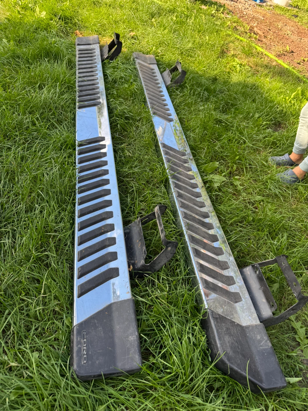 Ford Truck Running Boards - Chrome