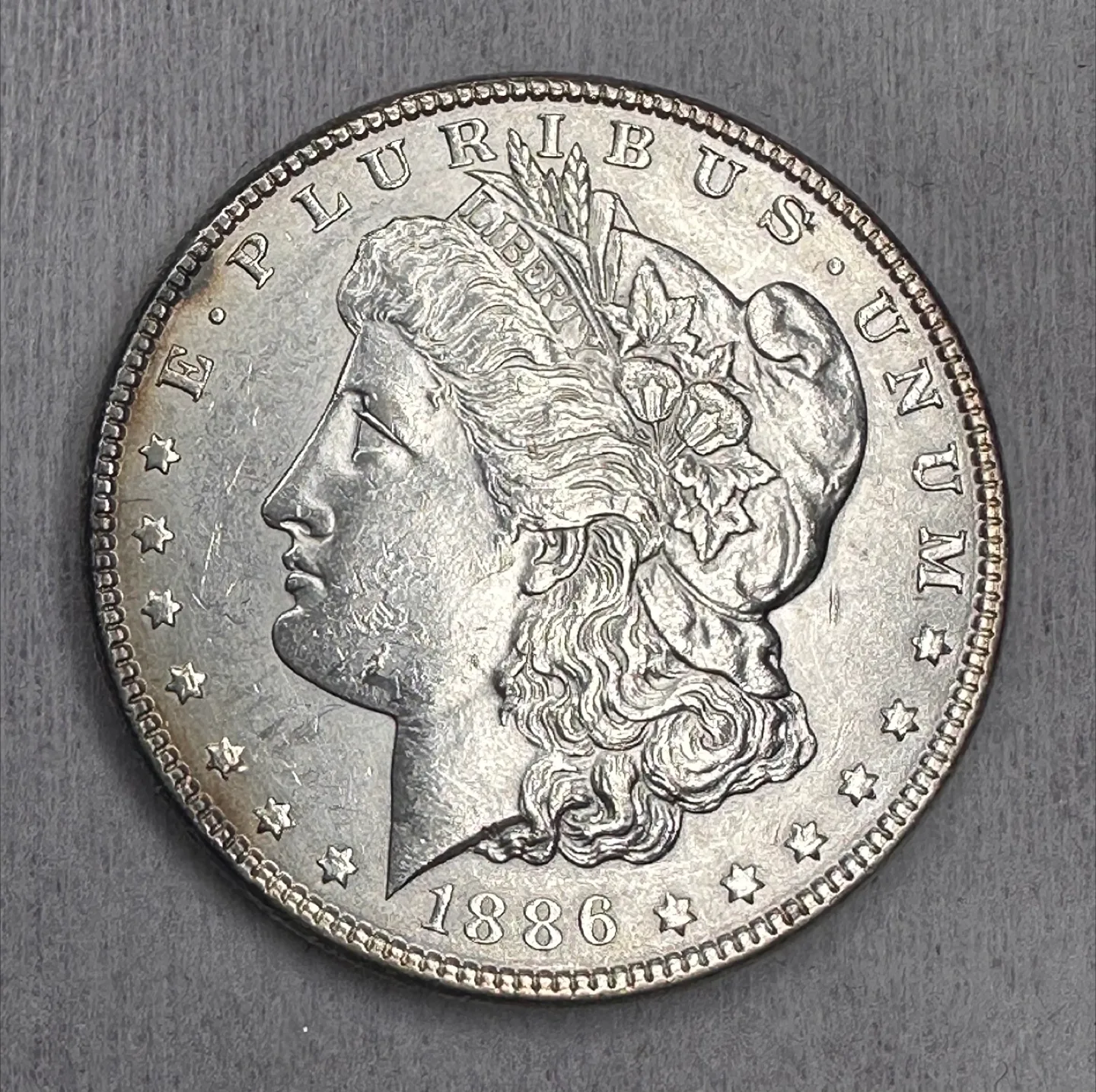 1886 USA Morgan Dollar thumbnail