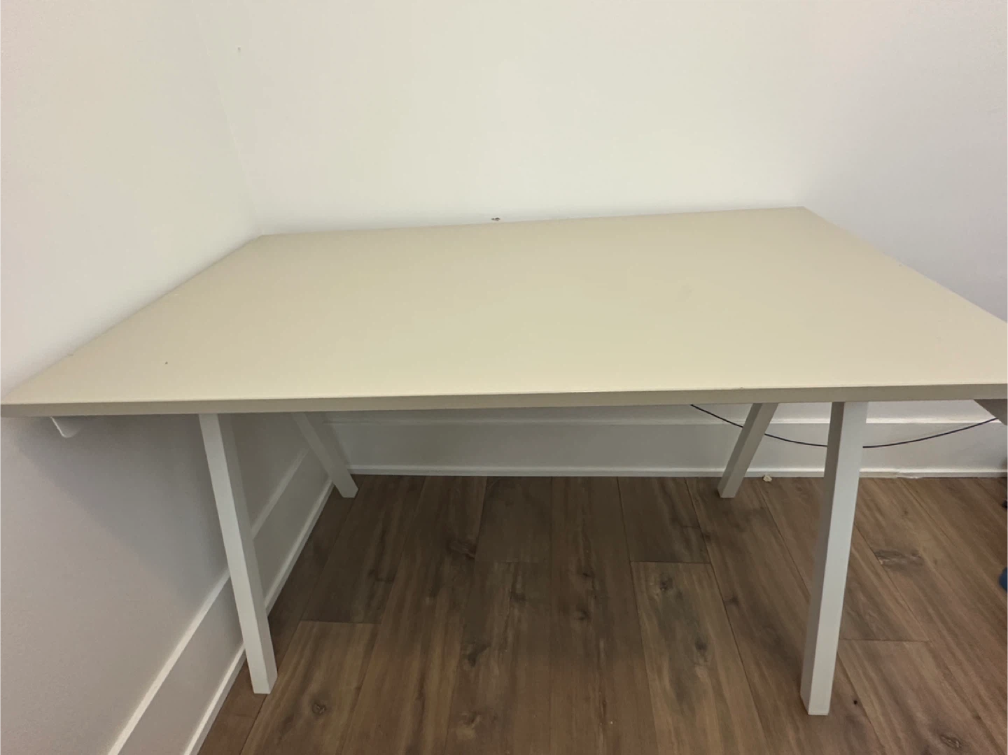 IKEA TROTTEN Desk Beige/White 120x70cm - photo 2