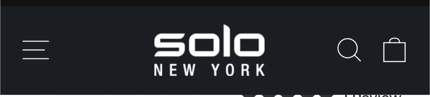 Solo New York Black Carryjng Laptop Bag image indicator(2)