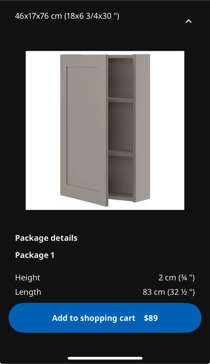 Ikea Grey Bathroom Wall Cabinet