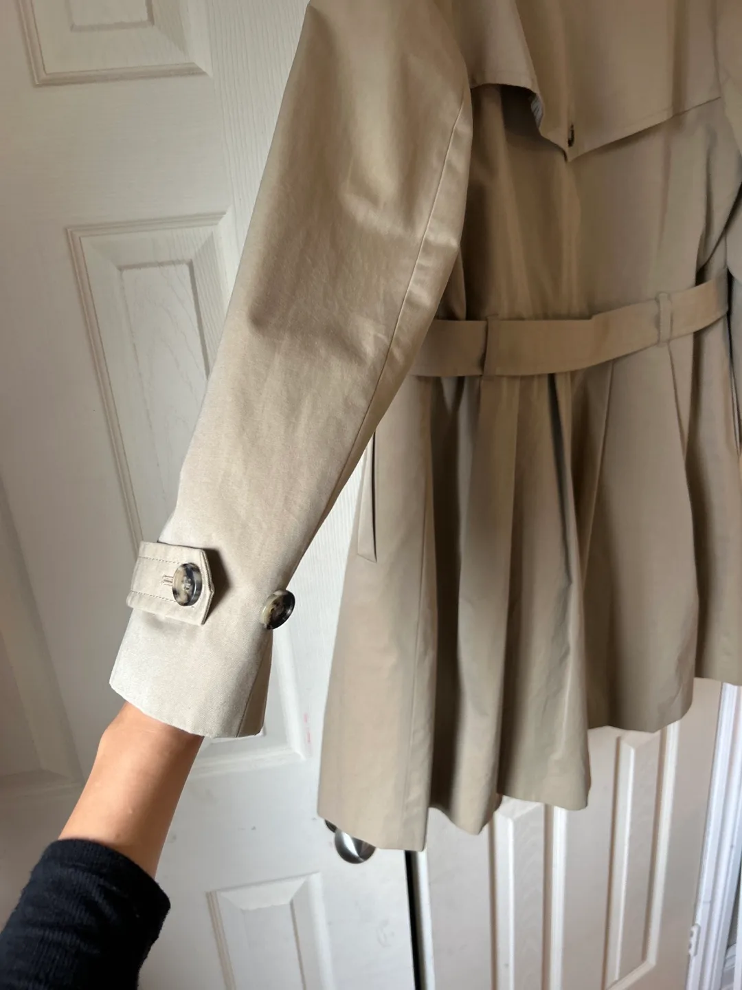 Theory Trench Coat - Beige image indicator(3)
