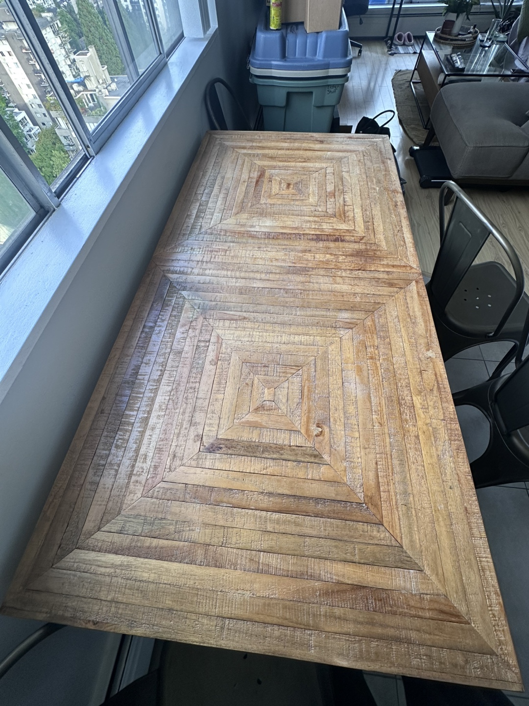 ZAK Dining Table and Metal Chairs (Structube) - photo 2