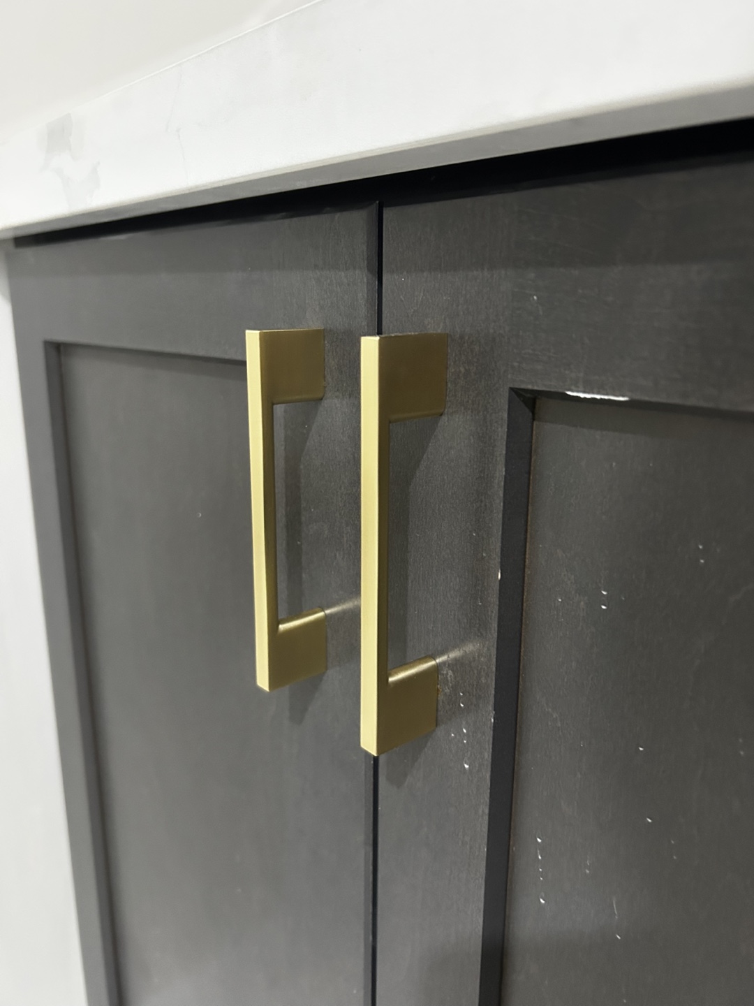 4 New Gold Cabinet Pulls 96mm