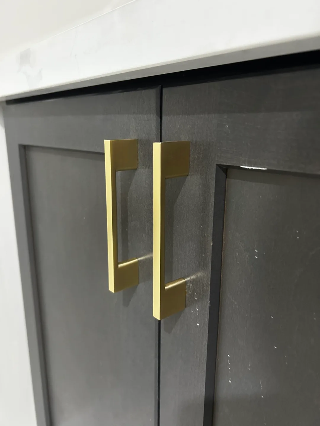 4 New Gold Cabinet Pulls 96mm thumbnail