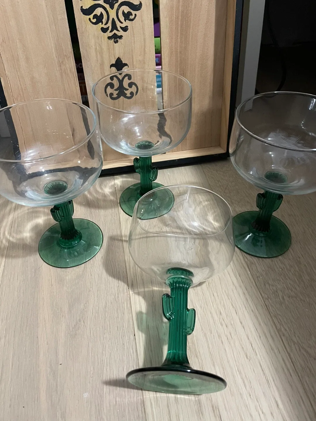 Cactus Margarita Glasses - Set of 4 image indicator(2)