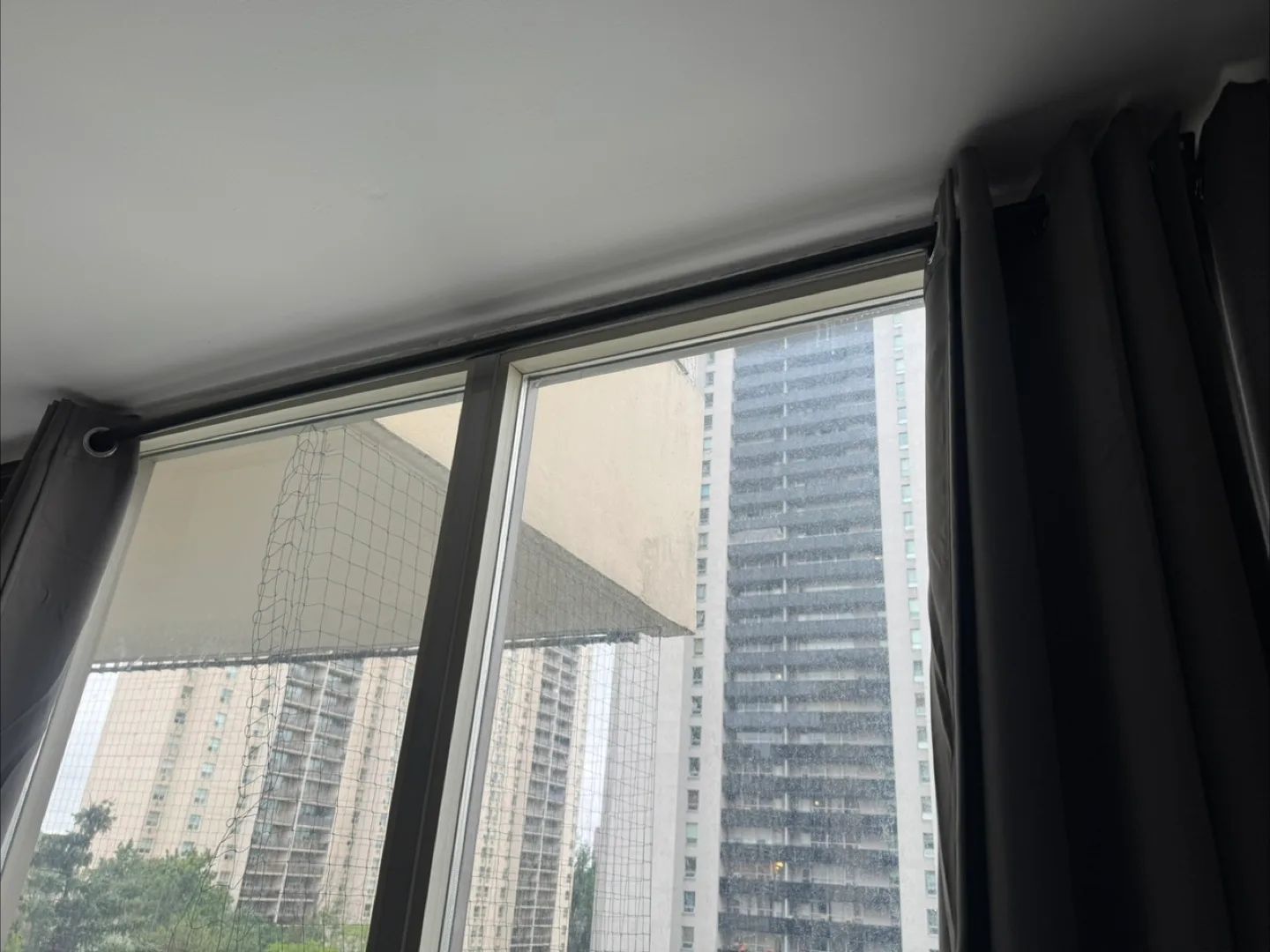 Blackout Curtains - Grey with rods image indicator(4)