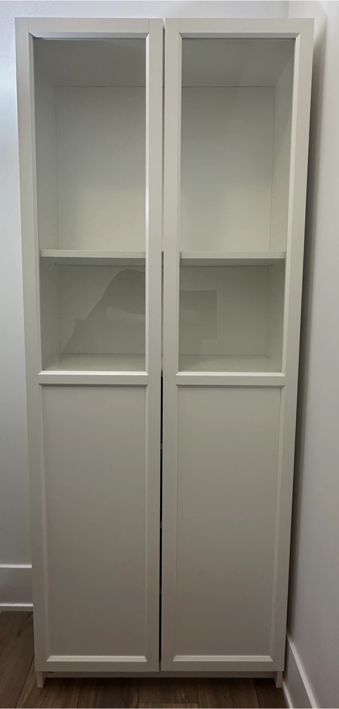 IKEA Billy Bookcase with Glass Doors