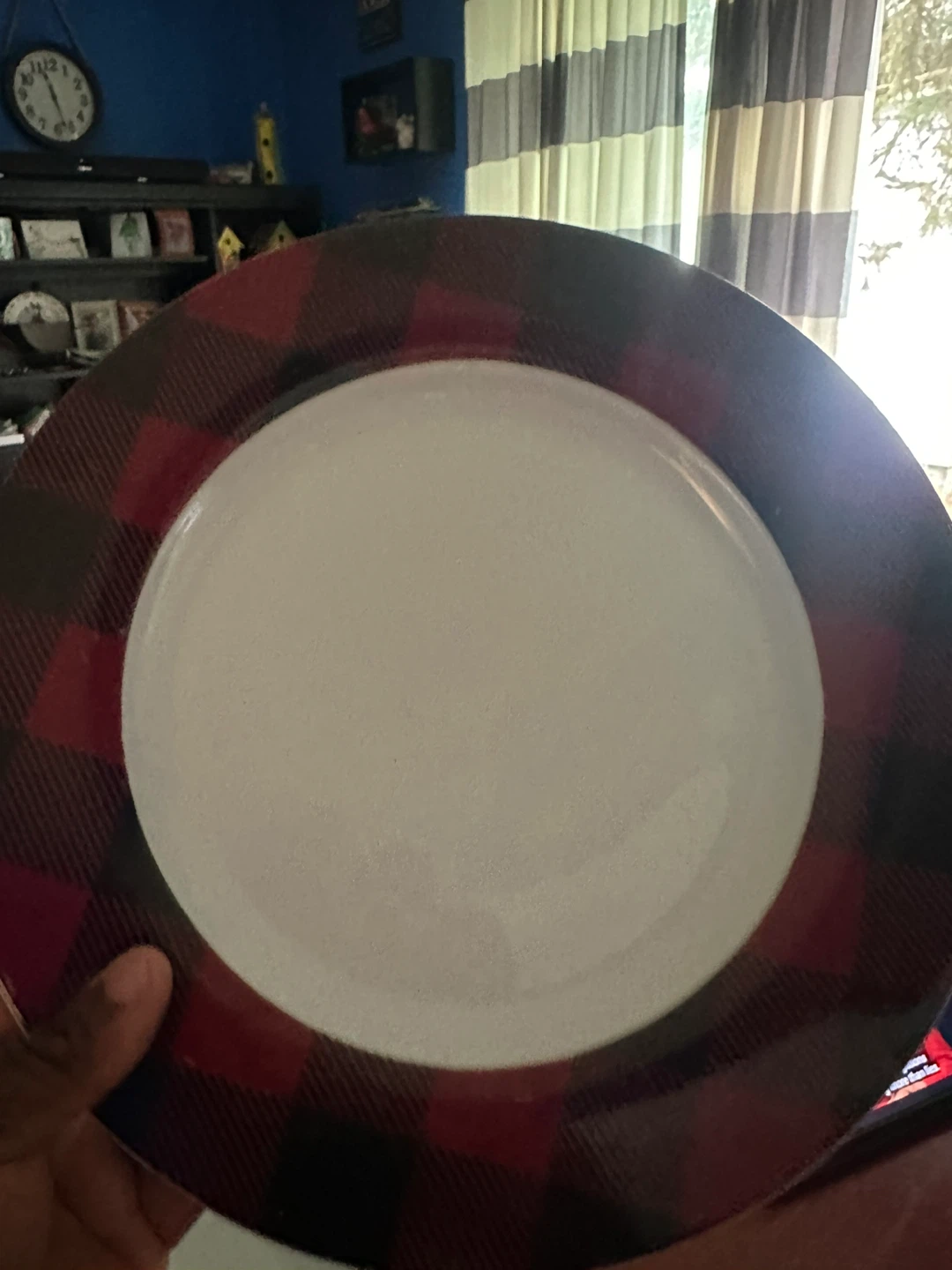 Red & Black Plaid Dinnerware Set - photo 2