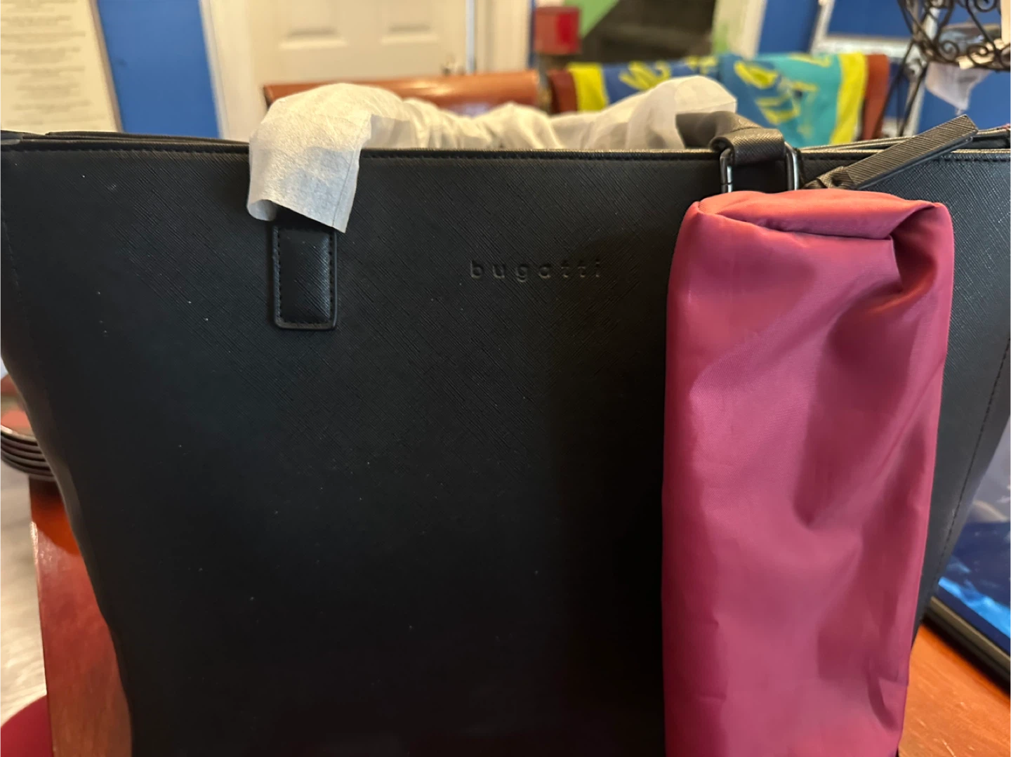 Bugatti Black Tote Bag - Brand New - photo 4