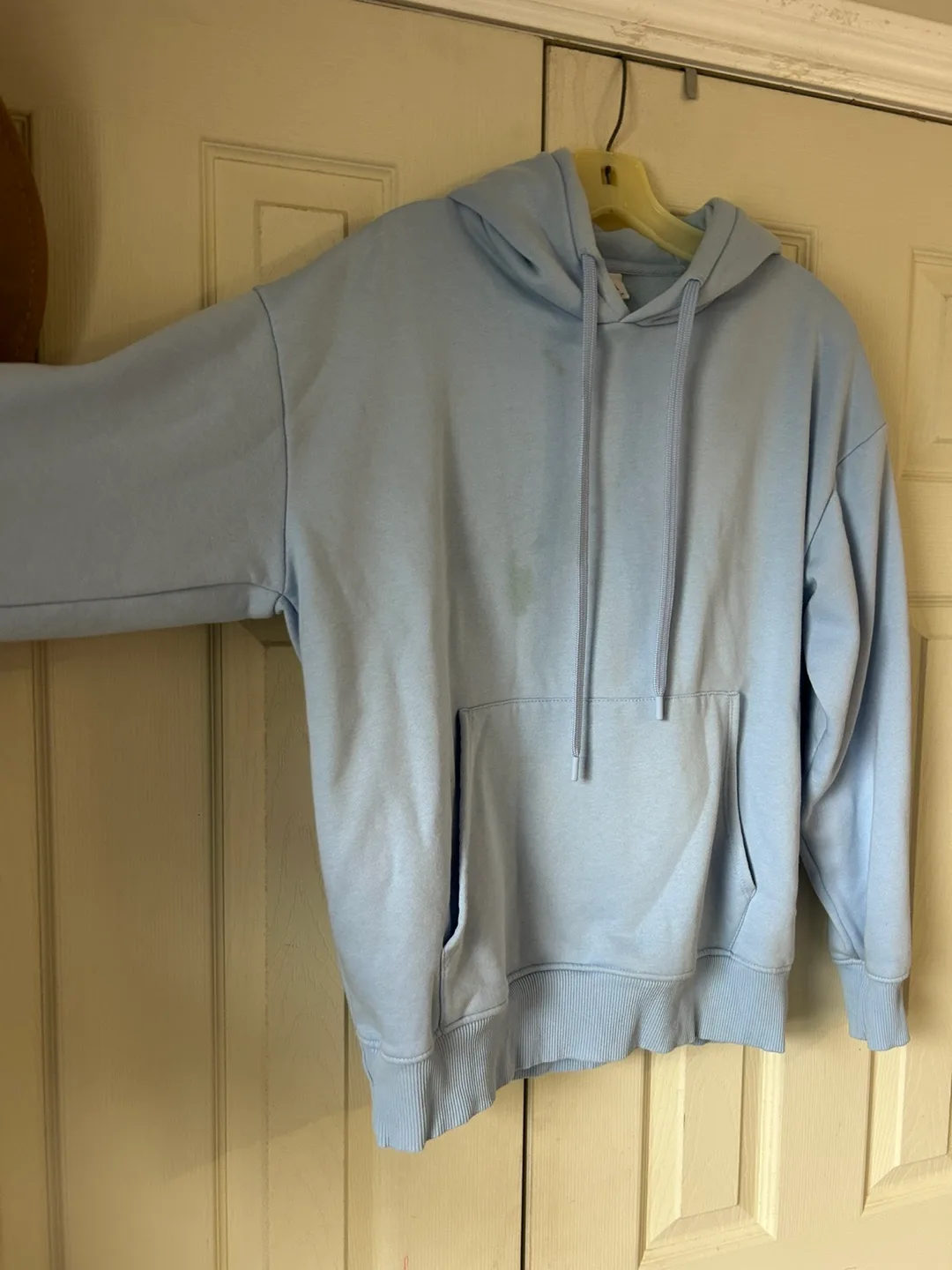 Zara Light Blue Hoodie image indicator(4)