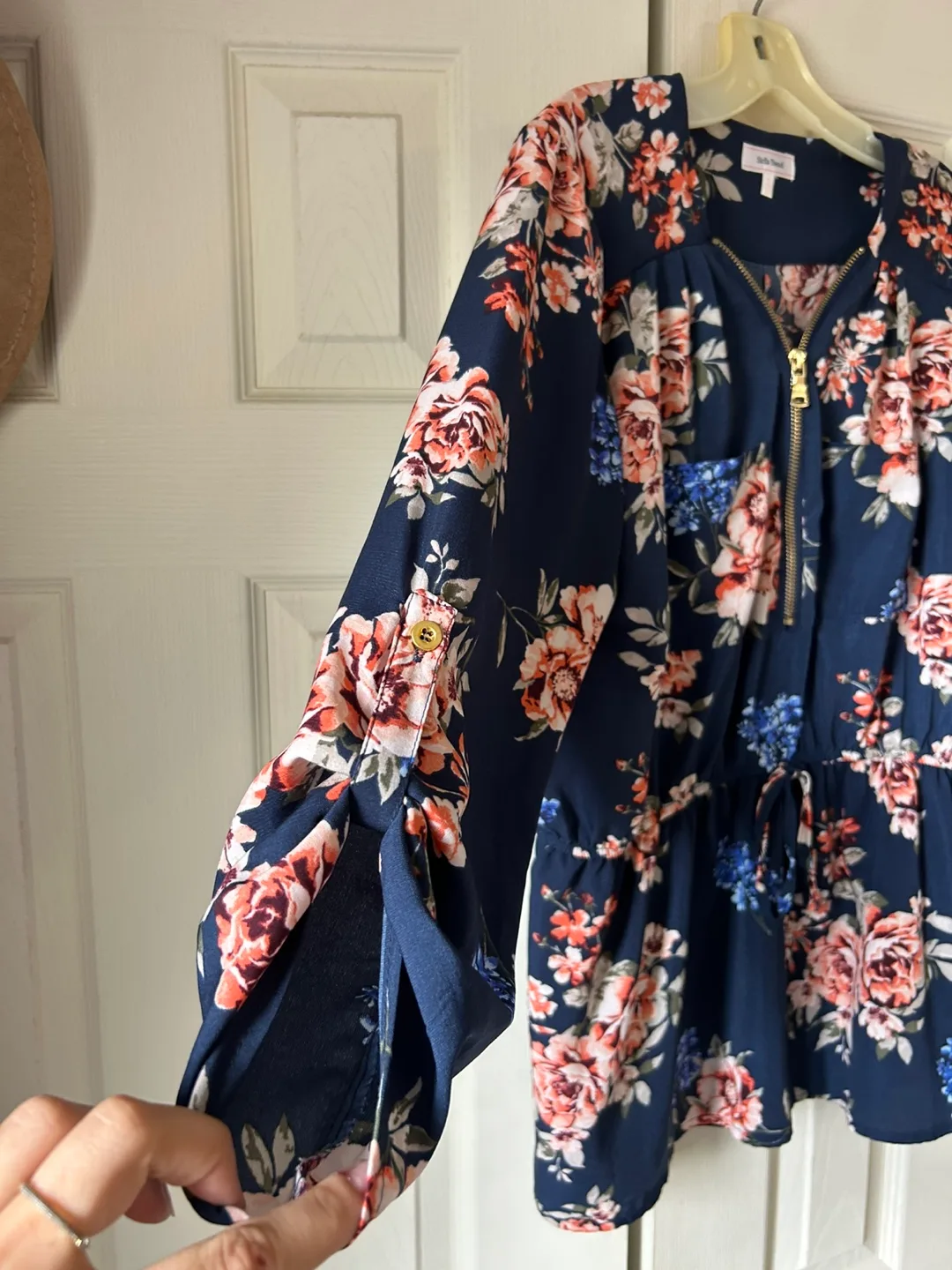 Style & Co Floral Blouse, Size Small image indicator(3)