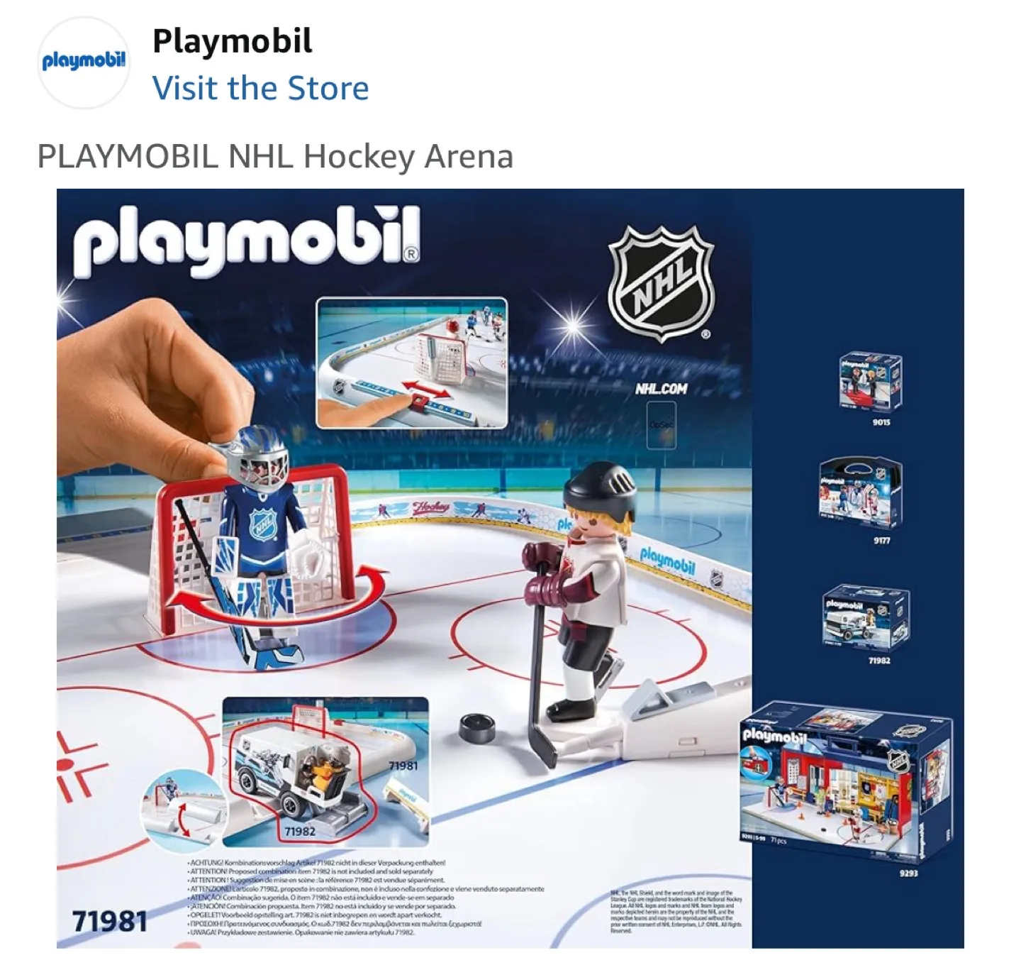 PLAYMOBIL NHL Hockey Arena image indicator(8)