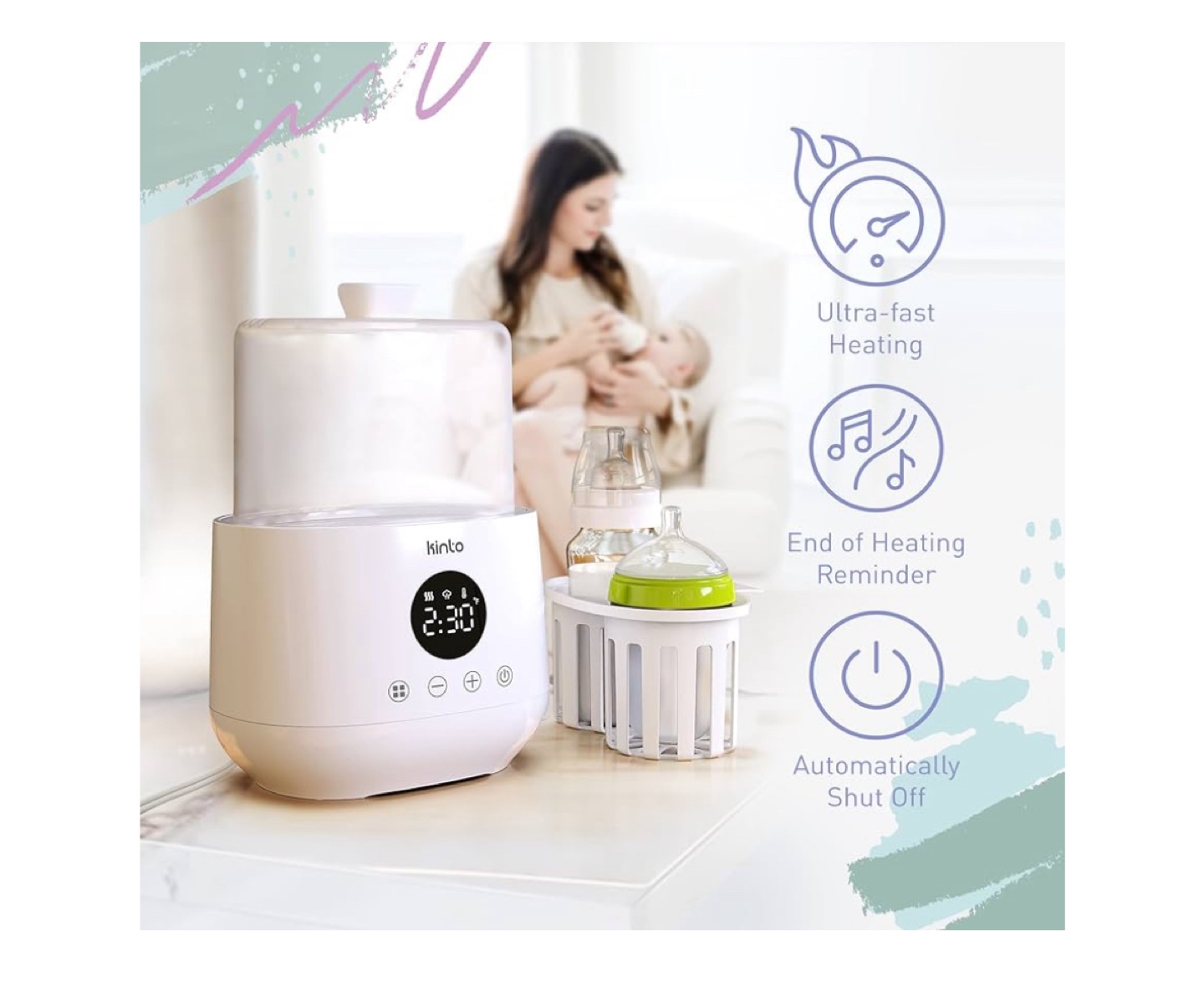 Kinto Tech Double Baby Bottle Warmer and Sterilizer - photo 4