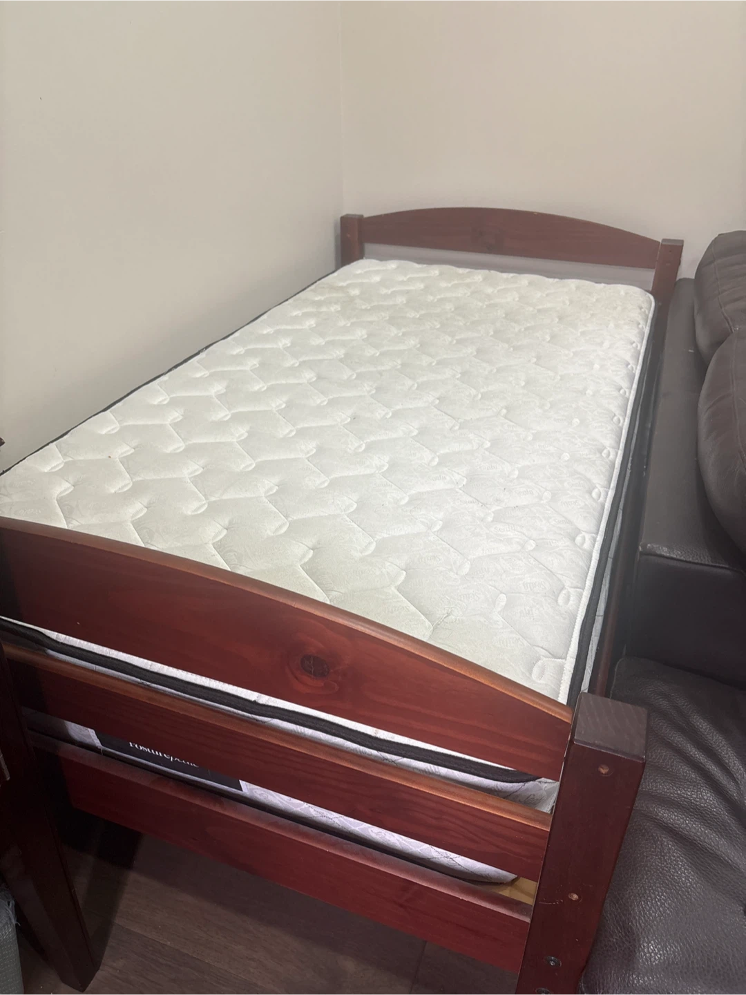 Single Bed Frame & Mattress