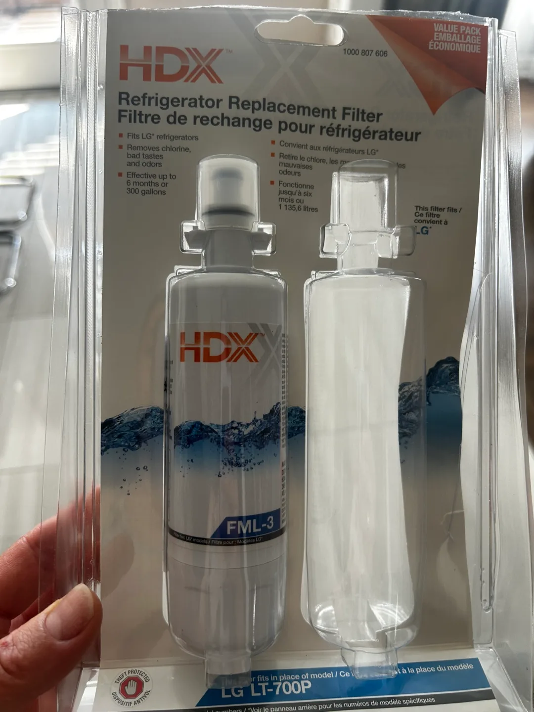 HDX Refrigerator Replacement Filter - LG LT-700P image indicator(2)