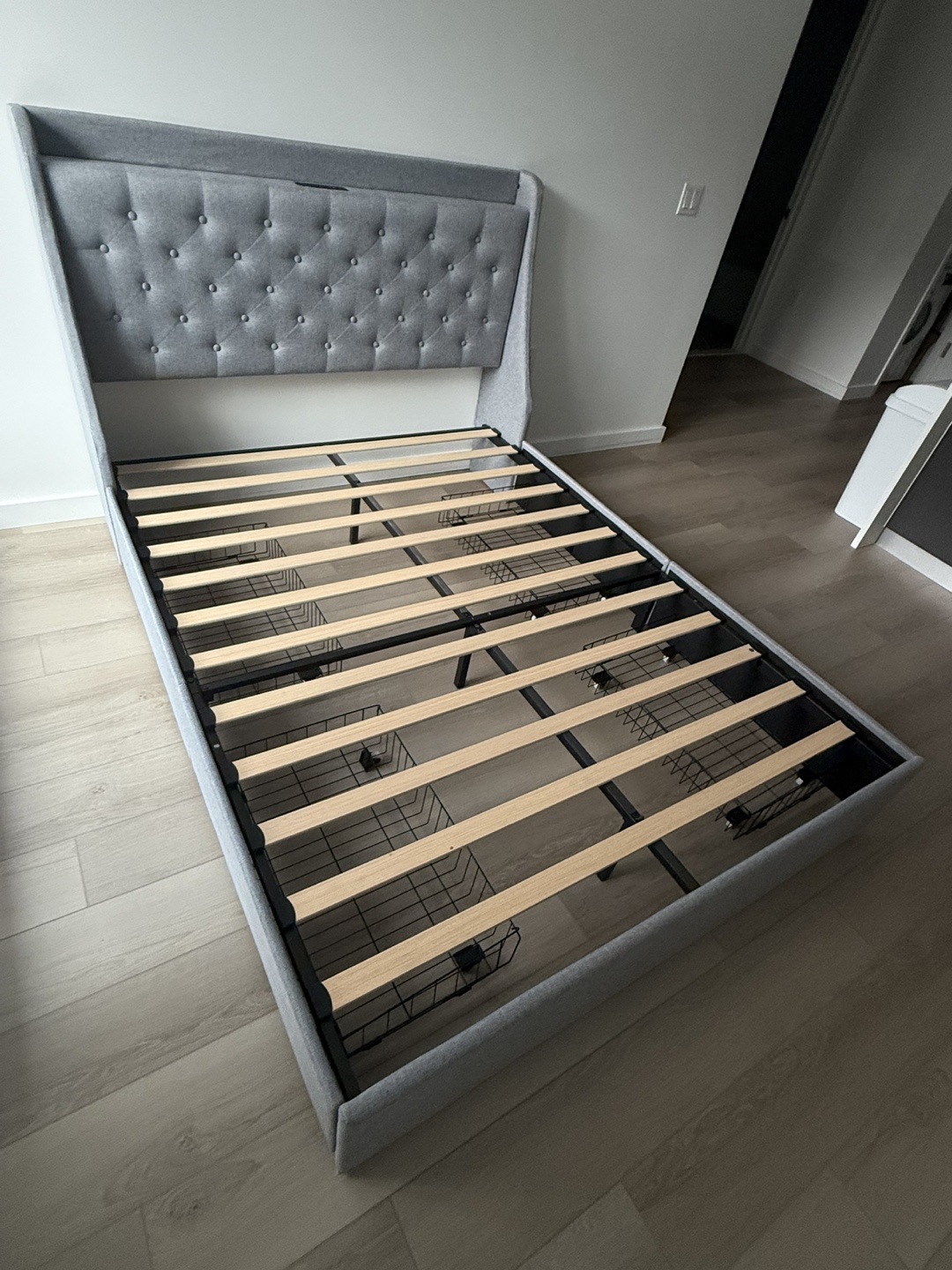 Feonase Bed Frame with 4 Storage Drawers (Queen) - photo 2