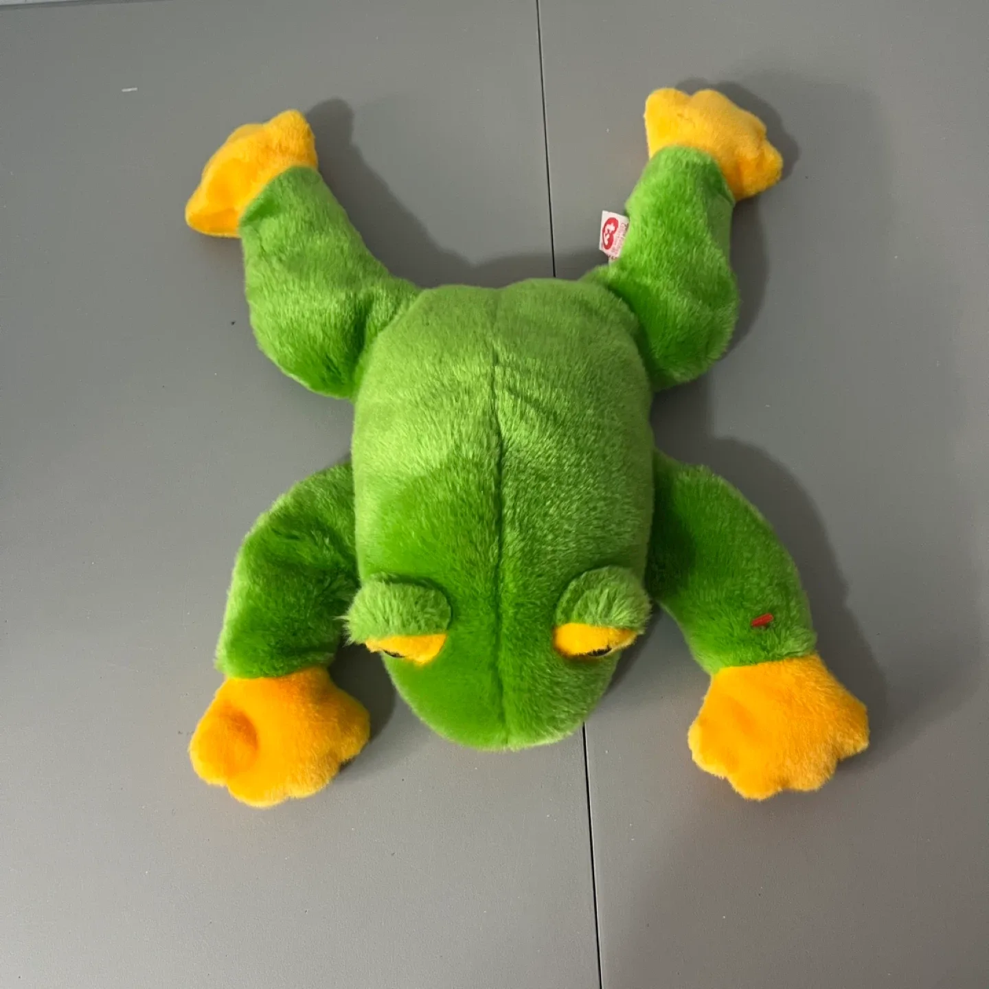TY Beanie Baby “Smoochy” The Frog 1998 Green/Yellow